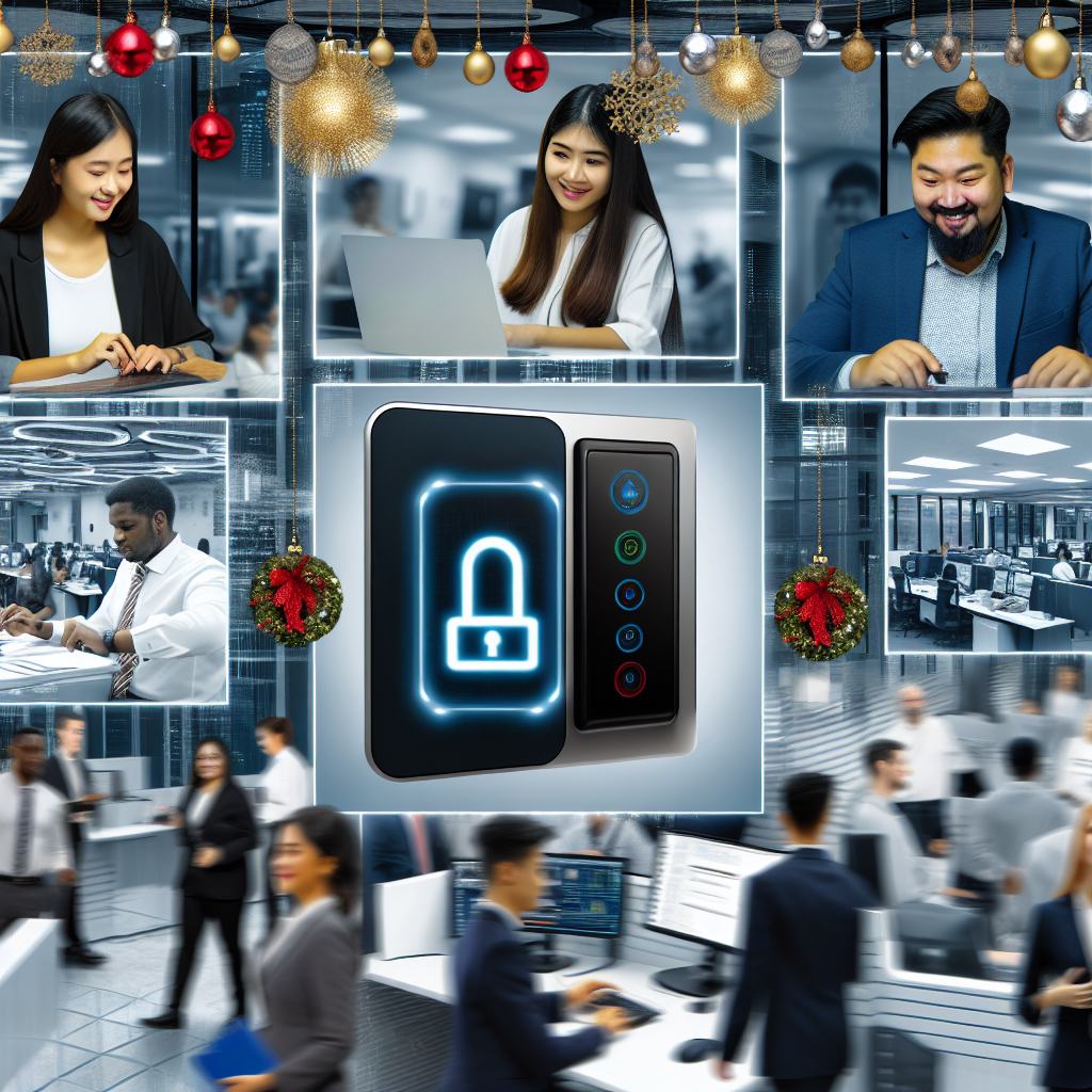 A professional business environment with advanced 