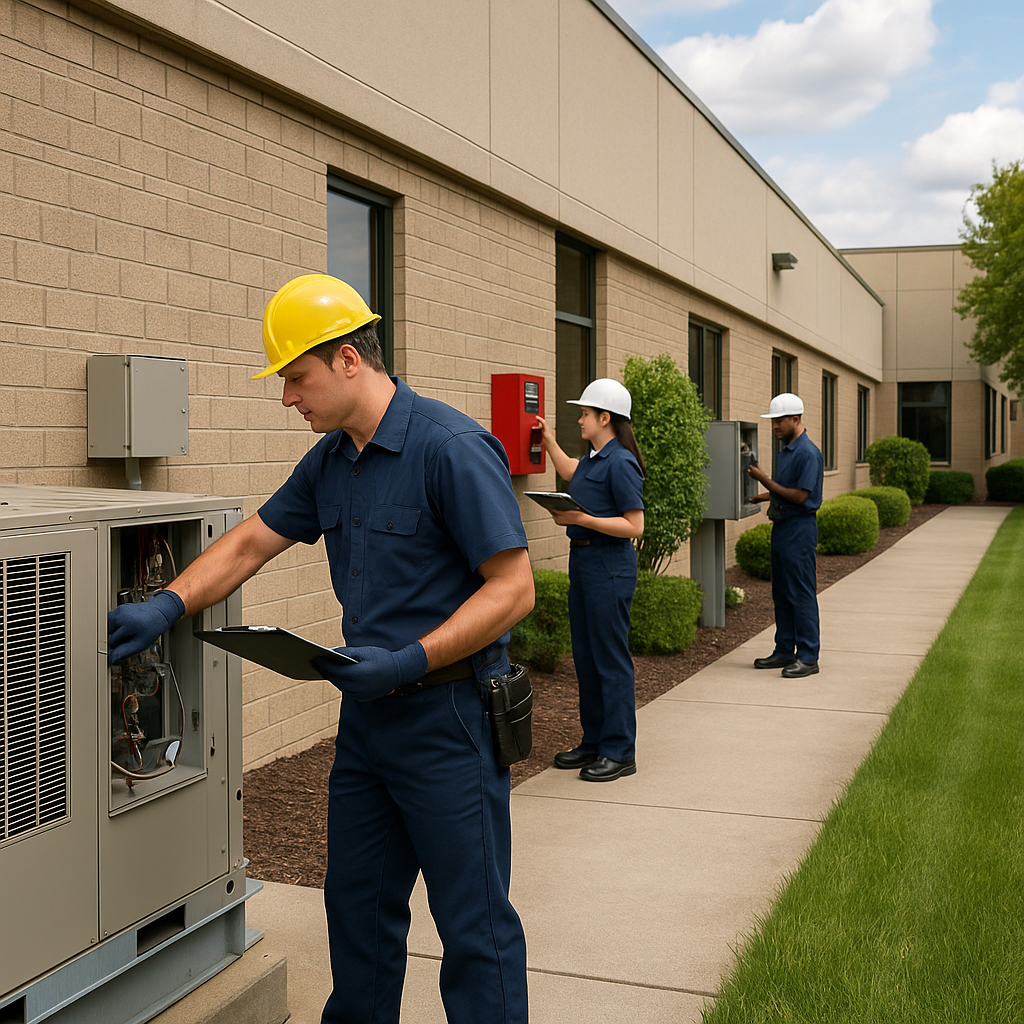 A well-maintained commercial facility with technic